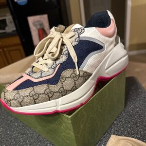 Gucci Women’s Rhyton Sneakers